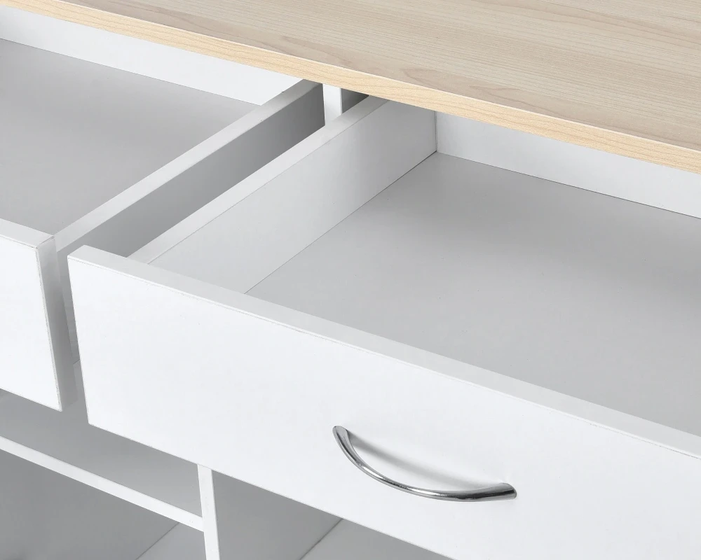 kitchen island with pull out drawers