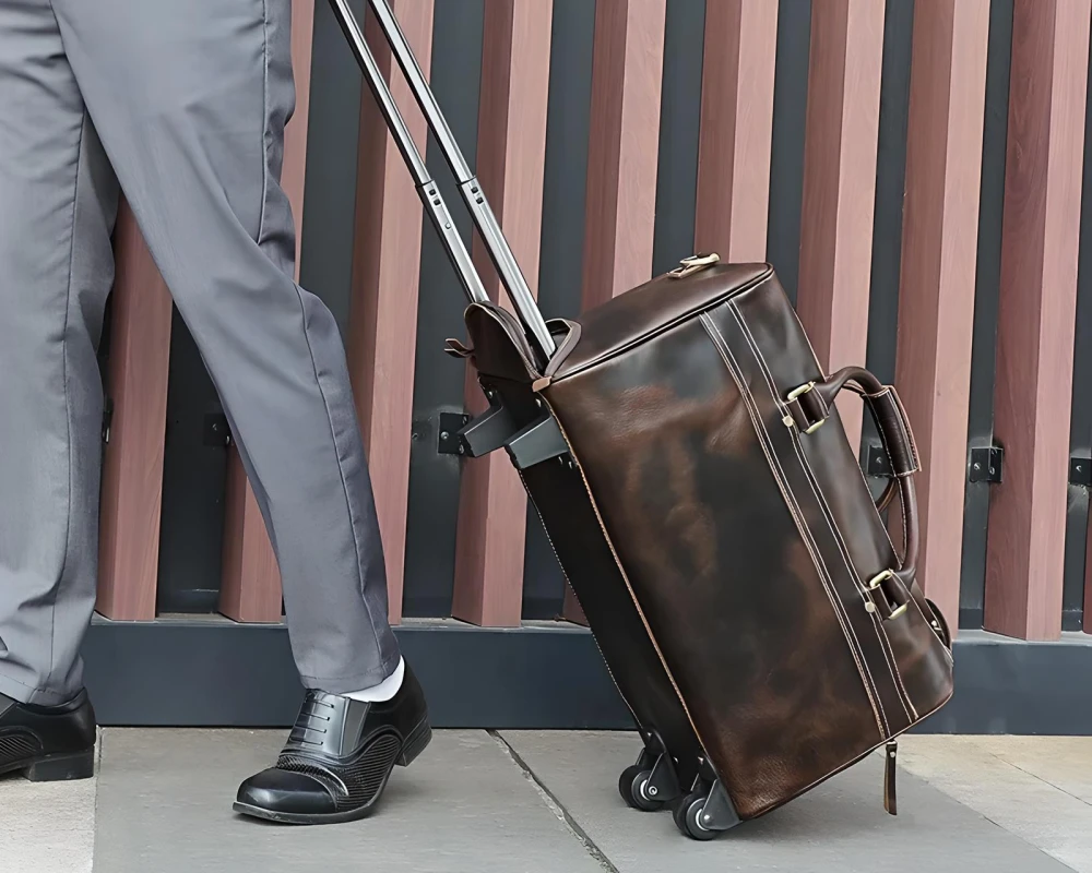 vintage trolley luggage